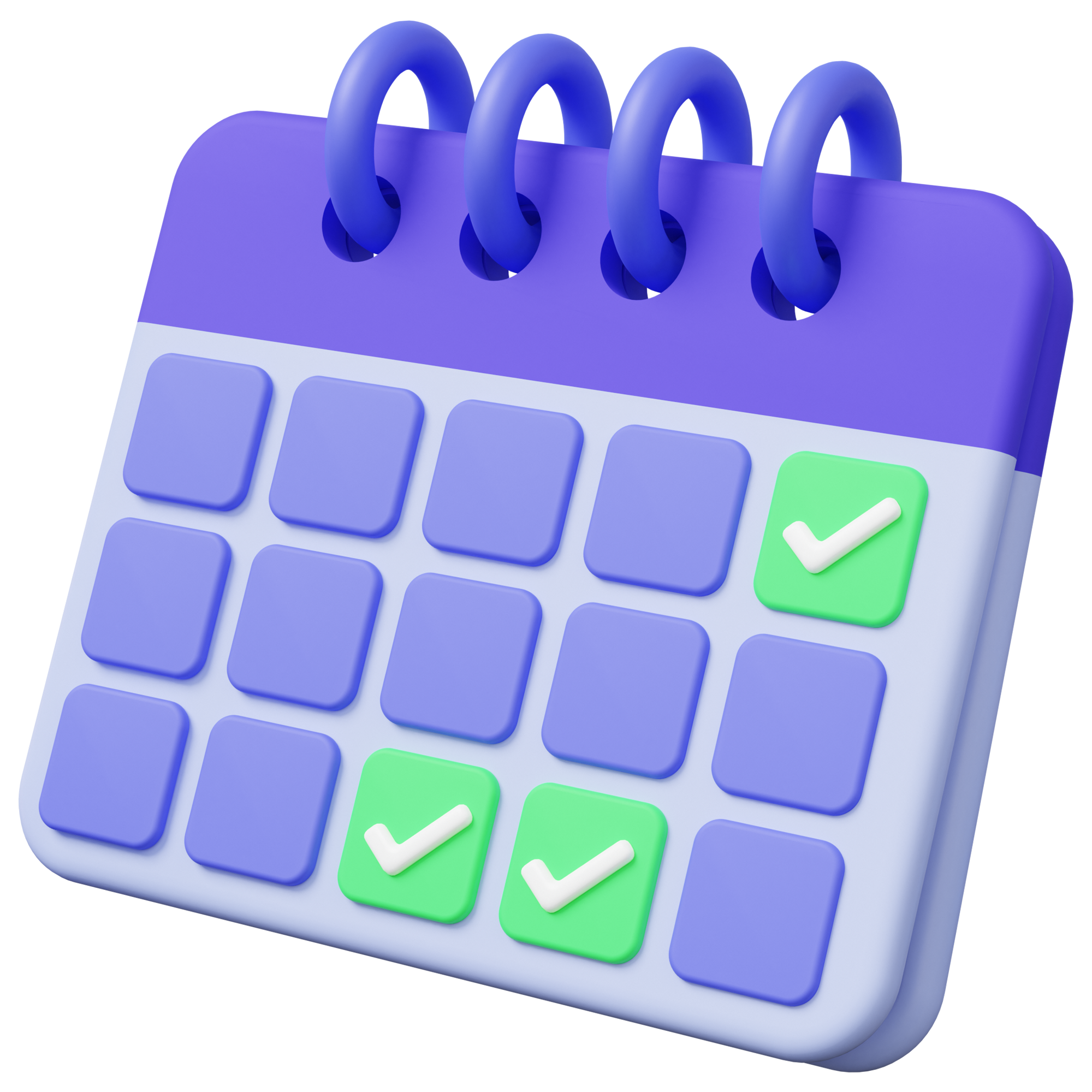 3D Calendar Illustration