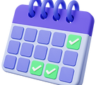 3D Calendar Illustration