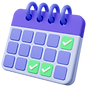 3D Calendar Illustration