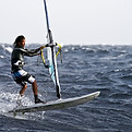 Man Windsurfing