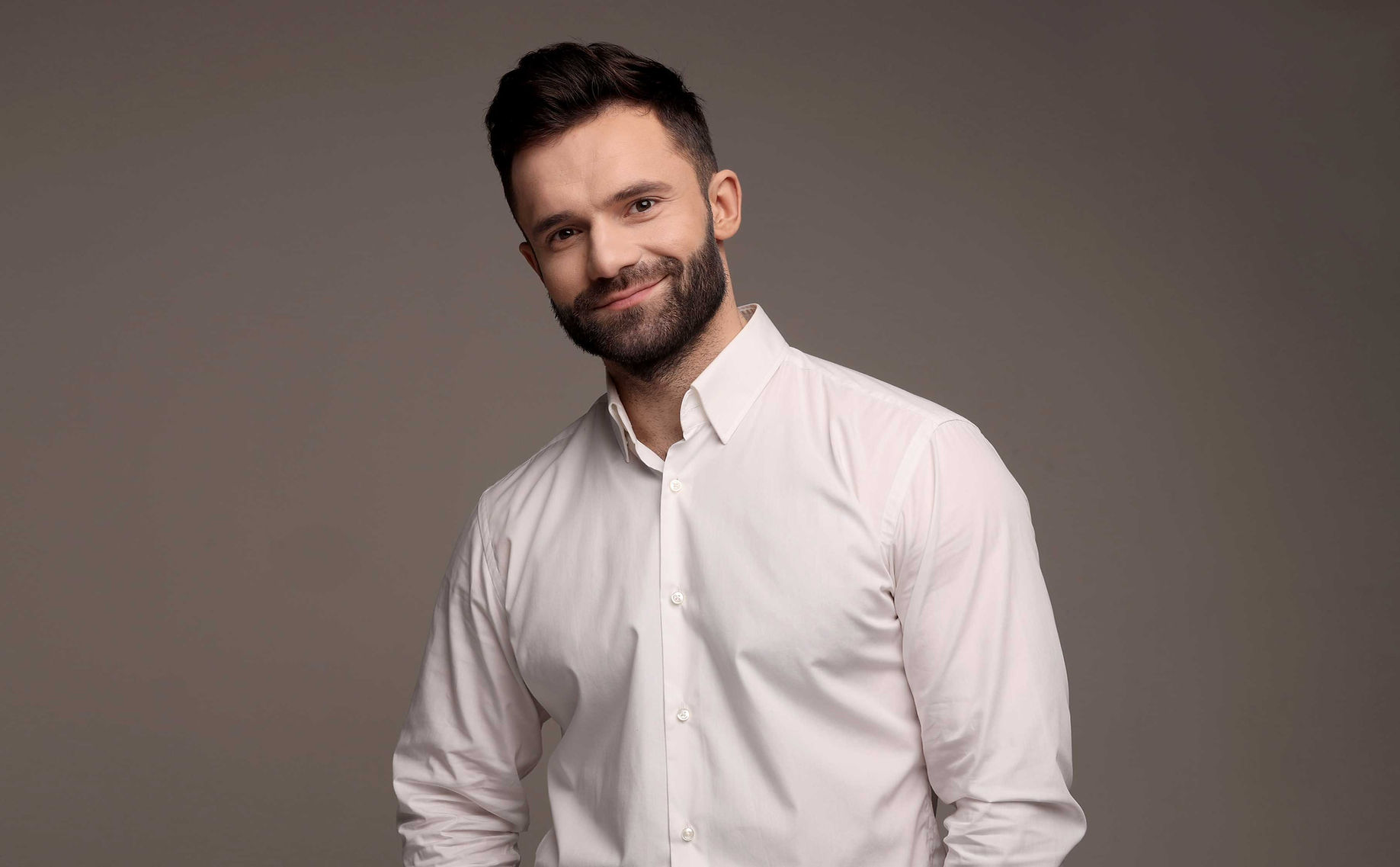 Man in White Shirt