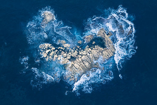 Heart-Shaped Rock Island