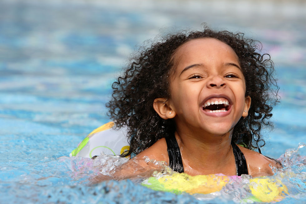 Diversão na piscina