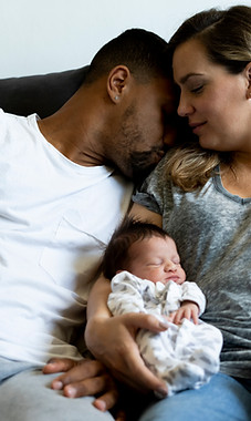 Parents with Newborn Baby