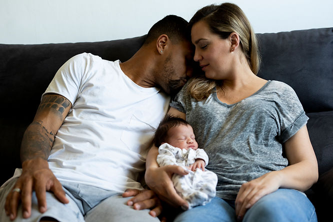 Parents with Newborn Baby