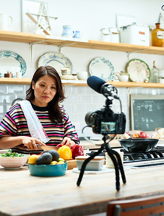 Filmer une vidéo de cuisine
