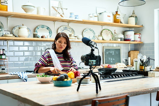 Filming a Cooking Video
