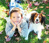 Boy with Dog