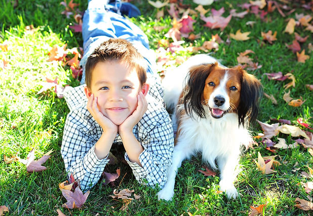 Boy with Dog