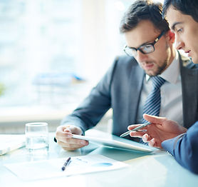 Colleagues Going Over Plans