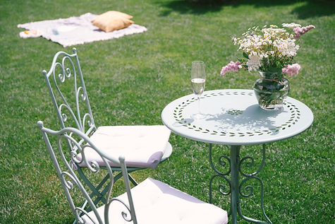 Garden Table Setup