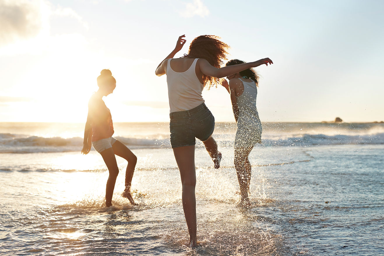 Friends at the Beach