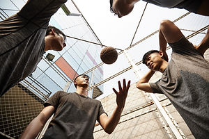 Playing Basketball