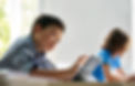Schoolboy Using Tablet