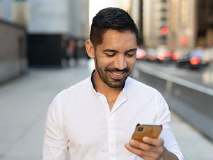 Man on His Phone