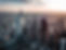 Sunset Over City