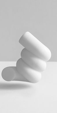 Objeto abstracto blanco