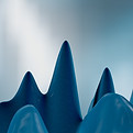 Abstract Blue Peaks