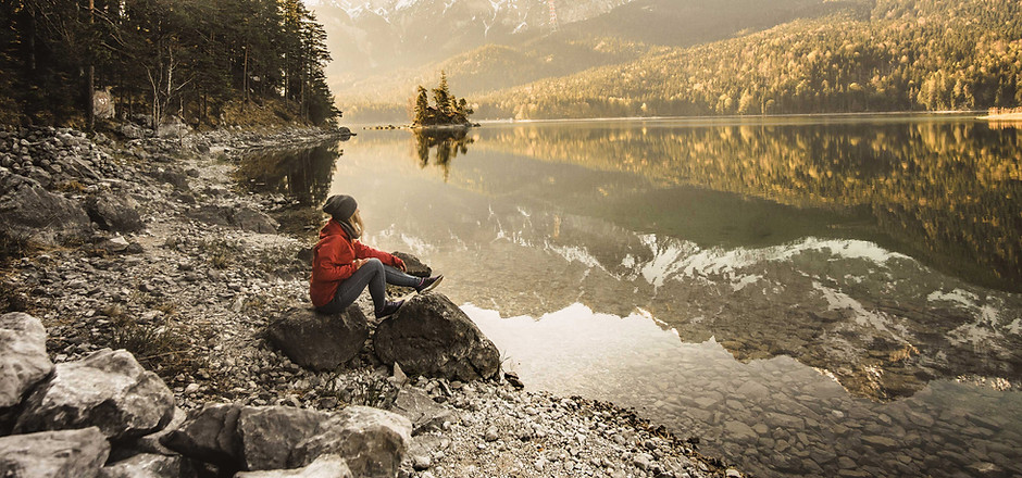 Sitting by the Lake