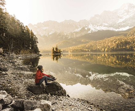 Sitting by the Lake