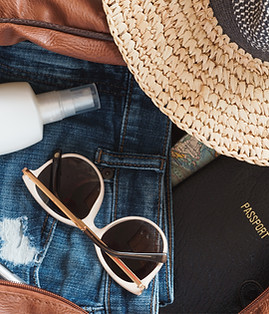 Diseño de artículos esenciales de viaje