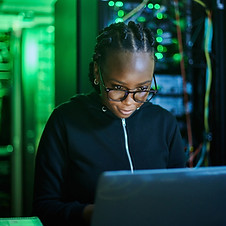 Programmer in Server Room
