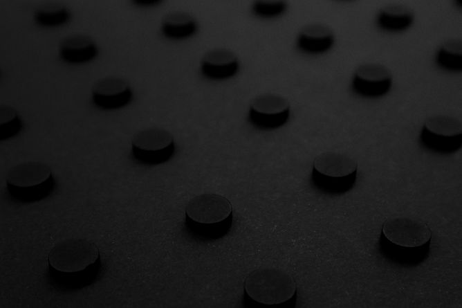 Textured Black Surface