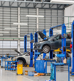 Car Workshop Scene