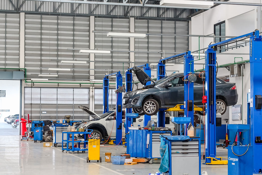 Car Workshop Scene