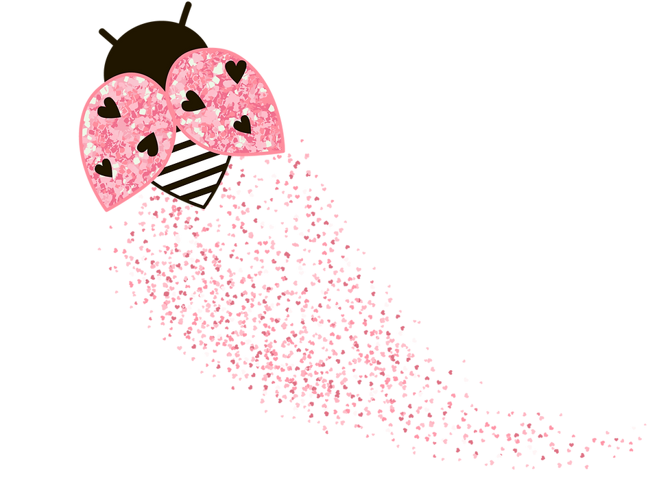 Pink Glitter Bug