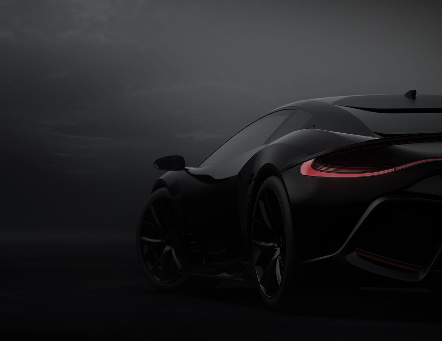 Carro esportivo preto