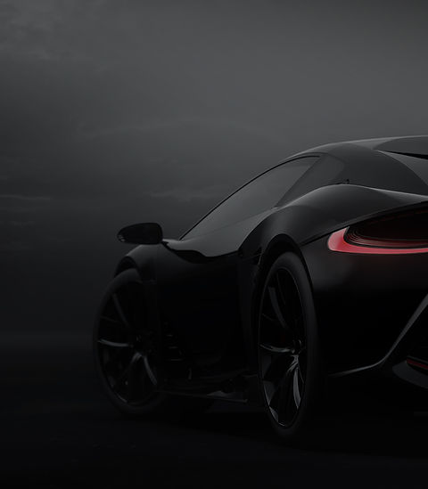 Auto sportiva nera
