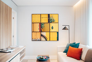 Living Room with Gallery Wall