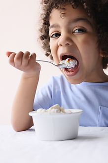 CHILD EATING