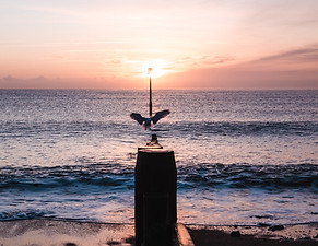 Tramonto sul mare