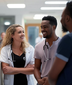 Medical Staff Chatting