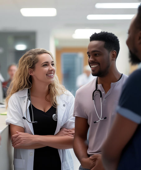 Medical Staff Chatting