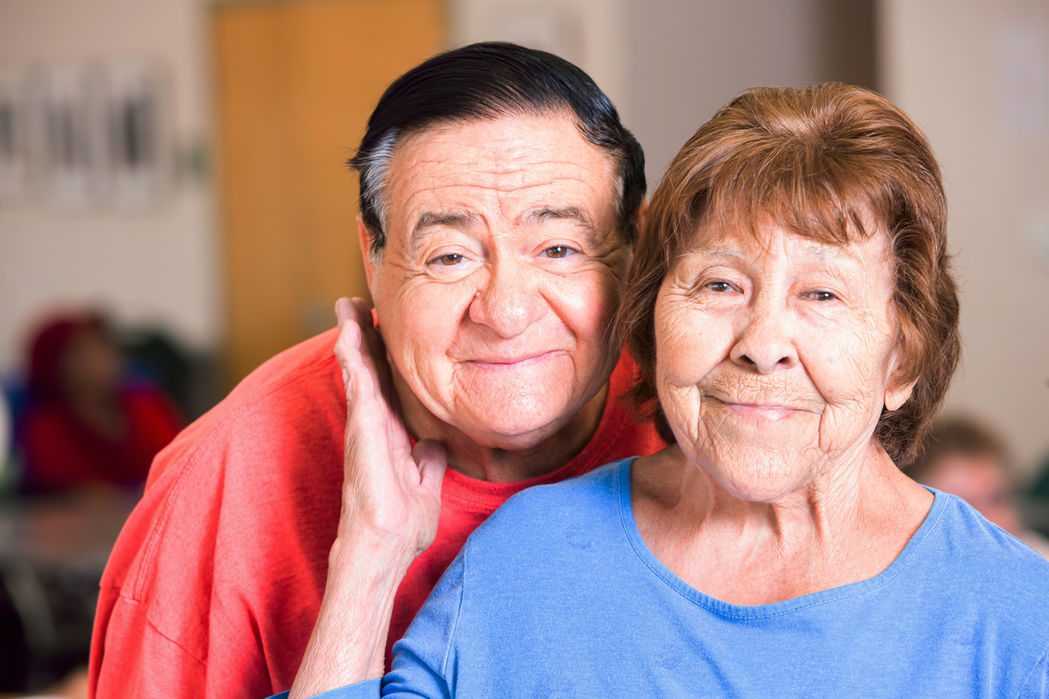 Happy senior couple at Desert Hearts Home Care