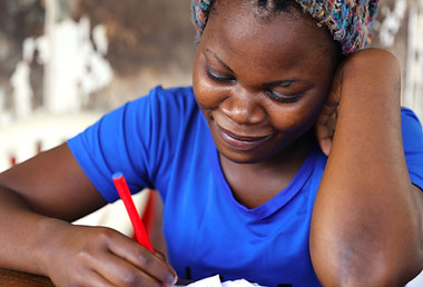 Woman Writing Notes
