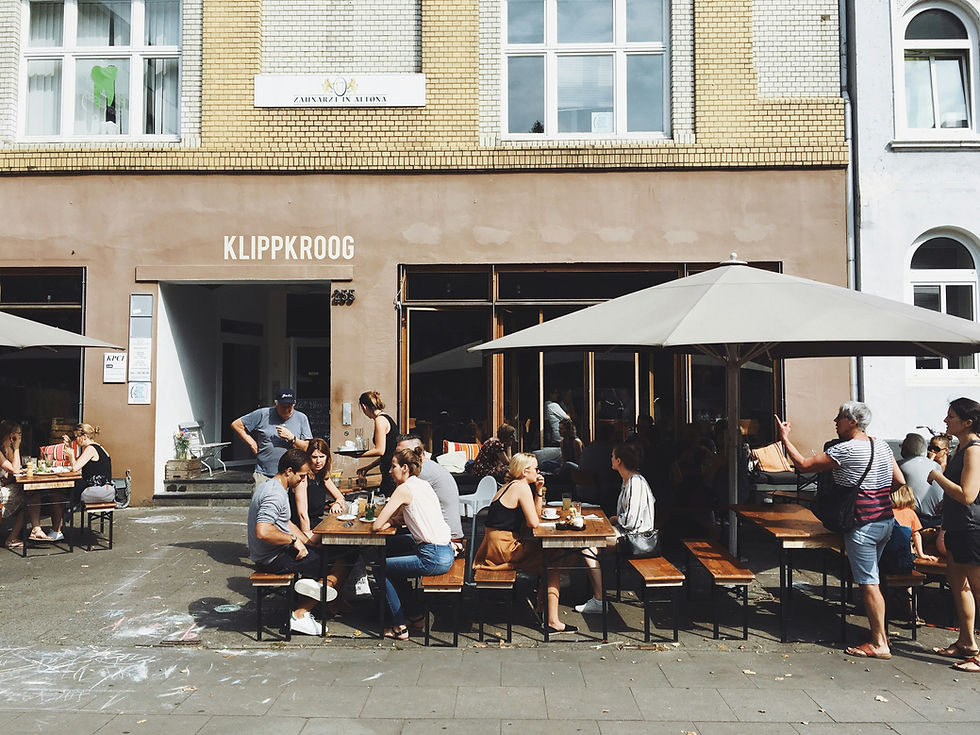 Outdoor cafe