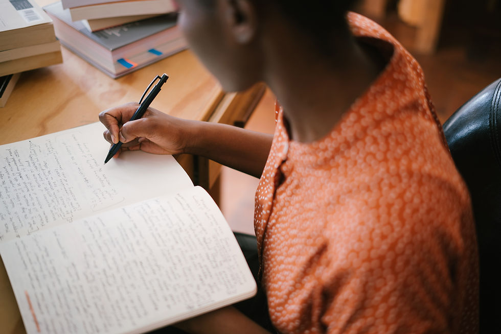 Writing At Desk
