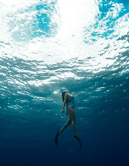 Underwater Diver Silhouette