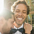 Cheerful Newlywed Couple