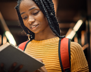 A Young Woman Reading a Book