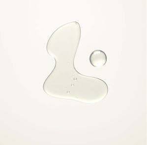 Goutte de liquide transparent