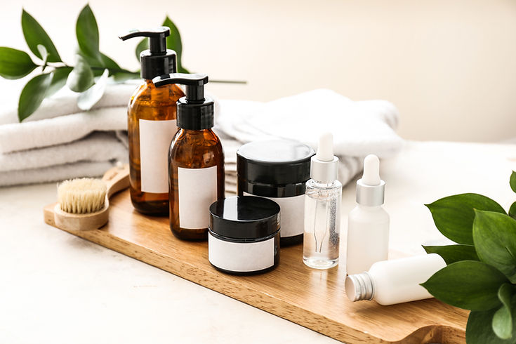 Skincare Product Display