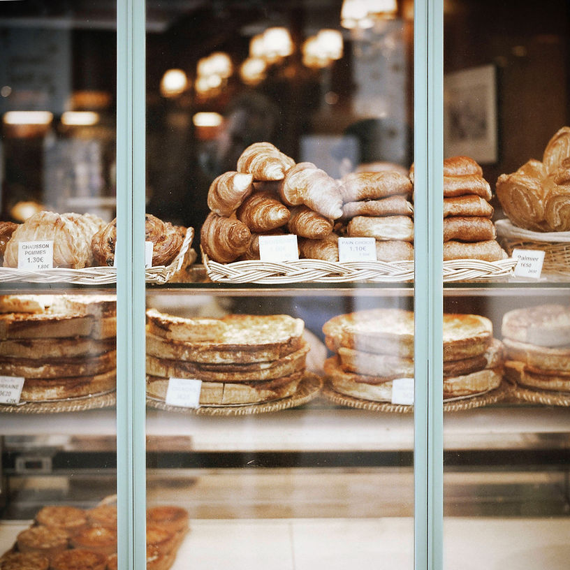 Bäckerei-Fenster-Anzeige