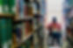 Reading Books in Library