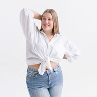 Happy Woman Posing