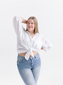 Happy Woman Posing